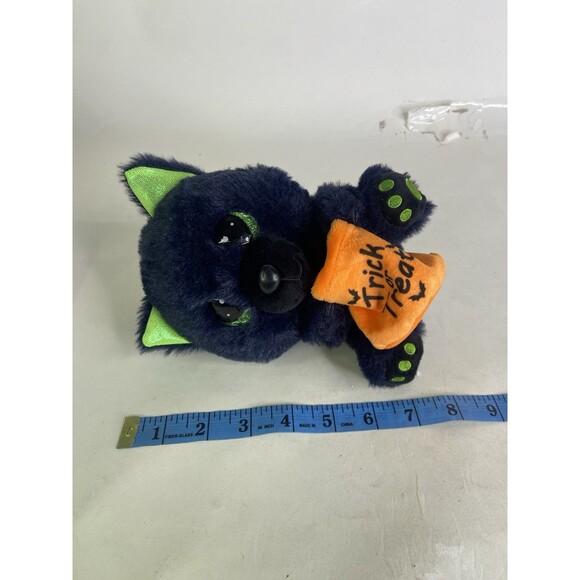 Cutie Pet-tudies Ghost Midnight Halloween Cat Ghost Plush Stuffed Animal Toy - Picture 3 of 7